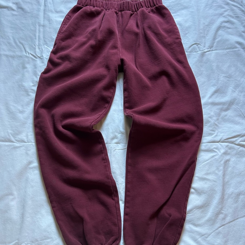 Brandy Melville Maroon Joggers